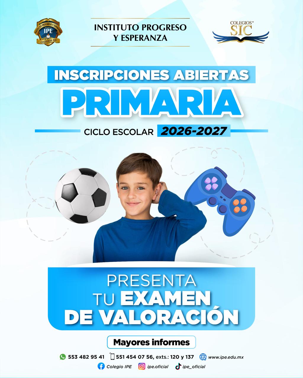 1885 EV VAL PRIM – Admisión ipe